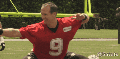 Drew Brees Nfl GIF by New Orleans Saints