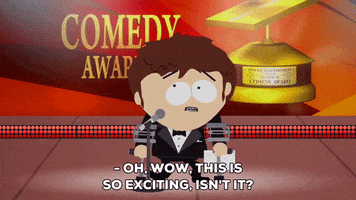 happy awards GIF by South Park 