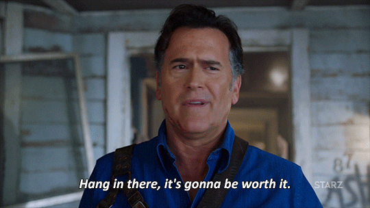 Hold Please Season 2 GIF by Ash vs Evil Dead - Find & Share on GIPHY