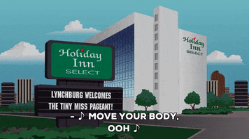 beauty pageant hotel GIF by South Park 
