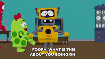 robots speaking GIF by South Park 