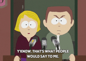 report speech GIF by South Park 