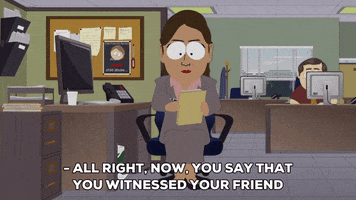 interested writing GIF by South Park 