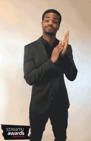 king bach clapping GIF by The Streamy Awards