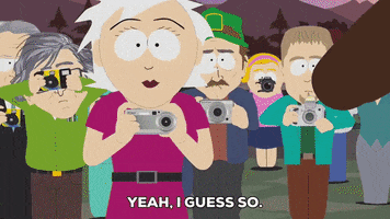 nervous cameras GIF by South Park 