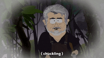 george lucas laughing GIF by South Park 