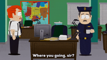 working police station GIF by South Park 