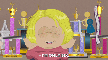 happy trophy GIF by South Park 