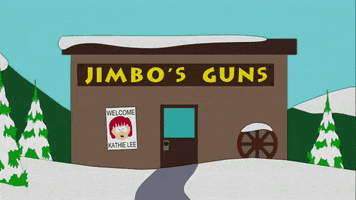 jimbo's gun store GIF by South Park 