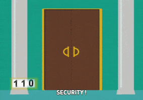 scared security GIF by South Park 