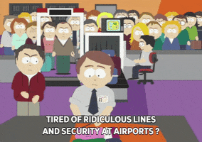 lines waiting GIF by South Park