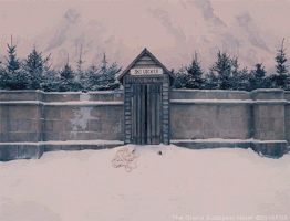 the grand budapest hotel snow GIF by 20th Century Fox Home Entertainment