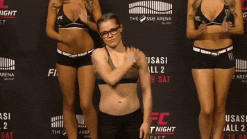 Dirt Off Your Shoulders Weigh In GIF by UFC