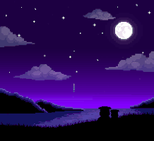 Night Cow GIF