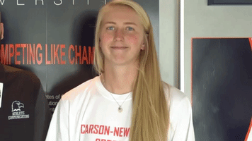 helen thumbs up GIF by Carson-Newman Athletics