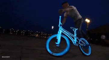 Light Up Bicycle GIF