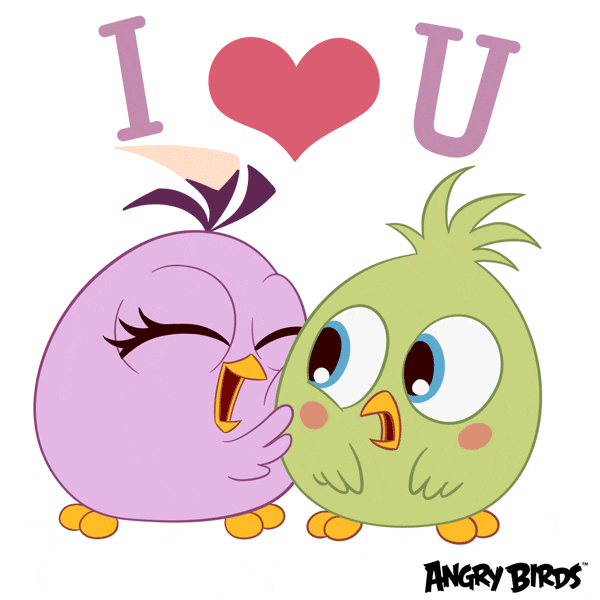 Giphy - I Love You GIF by Angry Birds