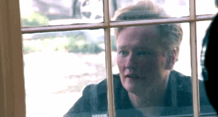 Let Me In Conan Obrien GIF by Team Coco - Find & Share on GIPHY
