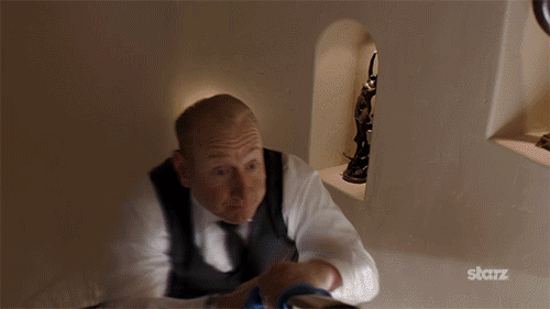 Adrian Scarborough Cleaning GIF by Blunt Talk