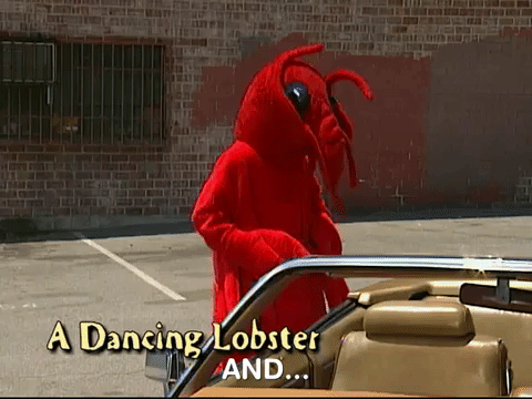 the amanda show dancing lobsters