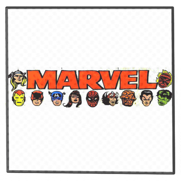 Marvel Comics Logo GIF by Percolate Galactic