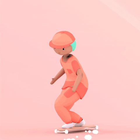Animation Skating GIF by Agatha Yu