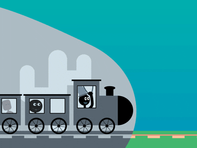 animated train gif