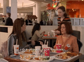 season 4 eating GIF by Gilmore Girls 