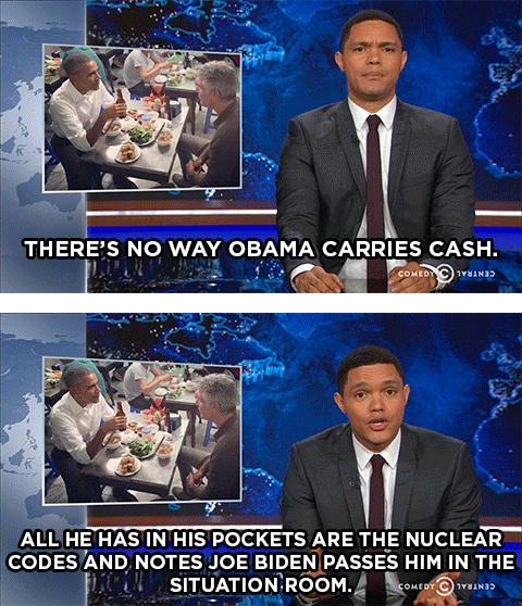 barack obama GIF by The Daily Show with Trevor Noah