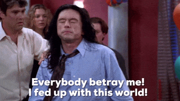 Angry Over It GIF by The Room