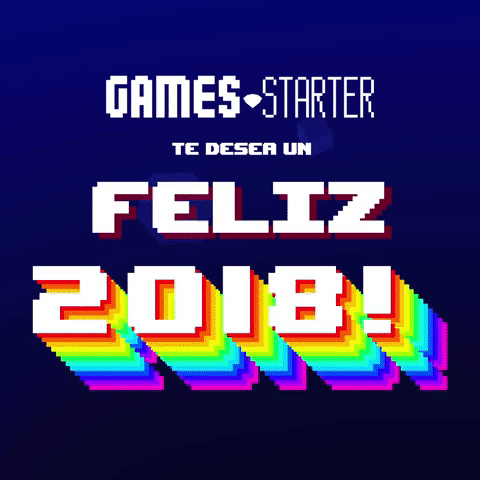 #Gamesstarter #Feliz2018 GIF