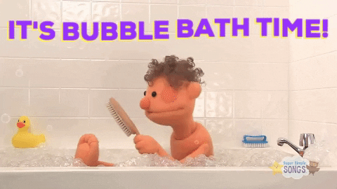 Bath Self Care GIF by Super Simple - Find & Share on GIPHY
