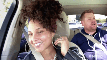 Carpool Karaoke GIF by Alicia Keys