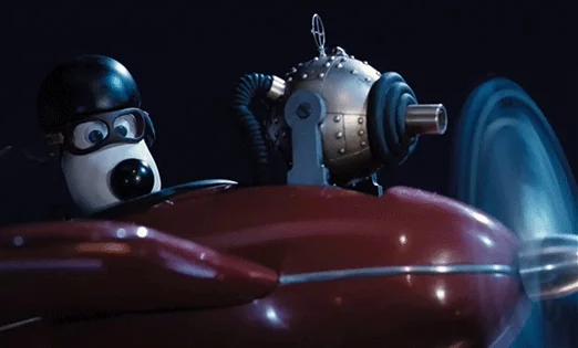 high five wallace and gromit GIF by Aardman Animations