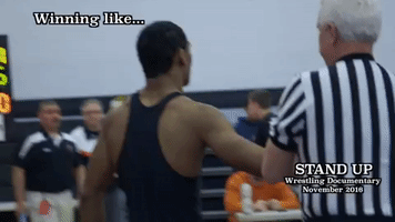 reel-nation-media stand up reel nation media wrestling documentary winning like GIF