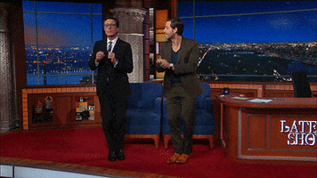 Happy Stephen Colbert GIF by The Late Show With Stephen Colbert