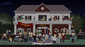 frat party GIF by South Park 