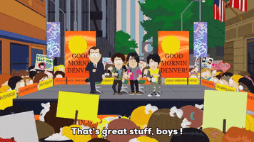 jonas brothers good morning denver GIF by South Park 