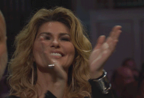 shania twain clapping GIF by CMT Artists of the Year