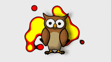 etourist animation cartoon owl GIF