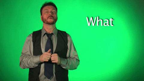 Sign Language What GIF by Sign with Robert