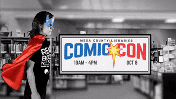 shanachiecarroll library comic con GIF