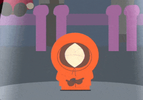 kenny mccormick sigh GIF by South Park 