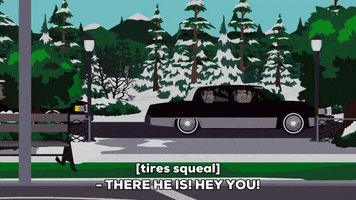 cars pull up GIF by South Park 