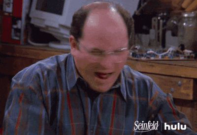 Stressed George Costanza GIF by HULU - Find amp Share on GIPHY