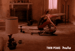 working out twin peaks GIF by HULU