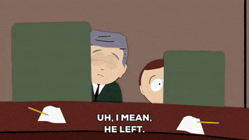 scared hiding GIF by South Park 