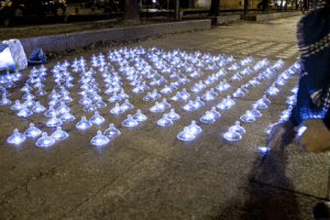 luzinterruptusmartinez art light outdoor installation GIF