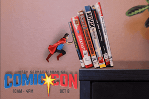 shanachiecarroll library comic con GIF