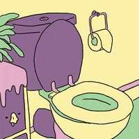 fish toilet GIF by Percolate Galactic